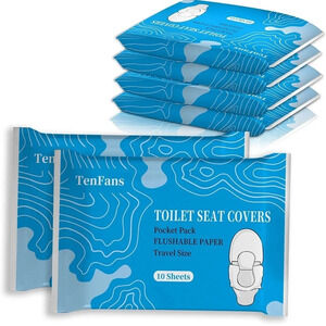 NIB 60 Toilet Seat Covers
